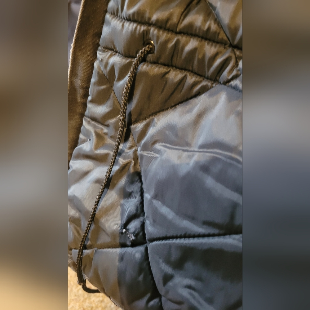 Carhartt ***WORK JACKET-HAS SOME HOLES*** Gray-Brown Lined Canvas Work Jacket - Picture 11 of 13